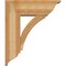 Ekena Millwork Thorton Traditional Rough Sawn Bracket w/ Offset Brace, Western Red Cedar, 8"W x 22"D x 26"H BKT0806X22X26THR01RWR - alternate 4